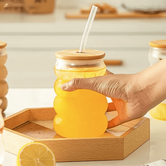 Bubble Drinking Glasses 300ml (4Pc)