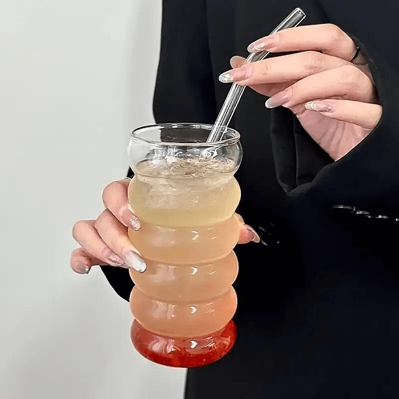 Bubble Drinking Glasses 500ml (4Pc)