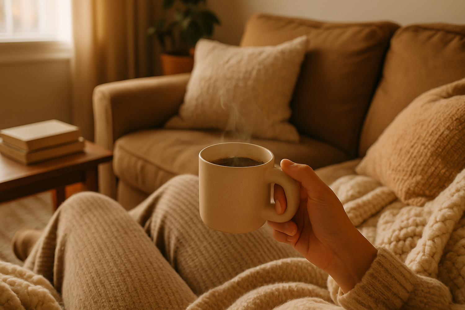 Can you please change the mug to have a chunky handle and the colour of the mug to be cream